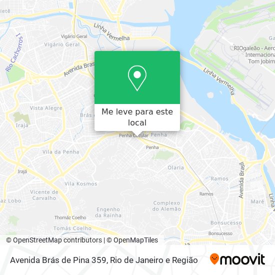 Avenida Brás de Pina 359 mapa