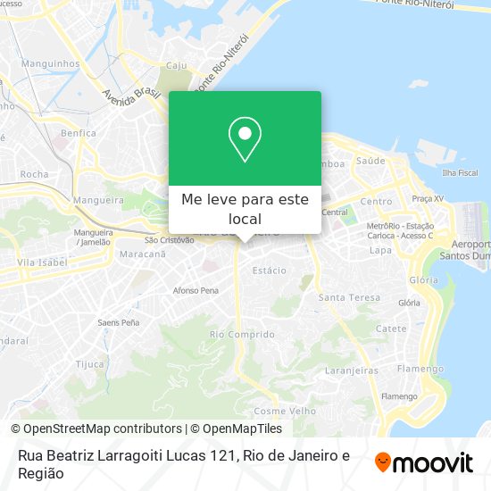 Rua Beatriz Larragoiti Lucas 121 mapa