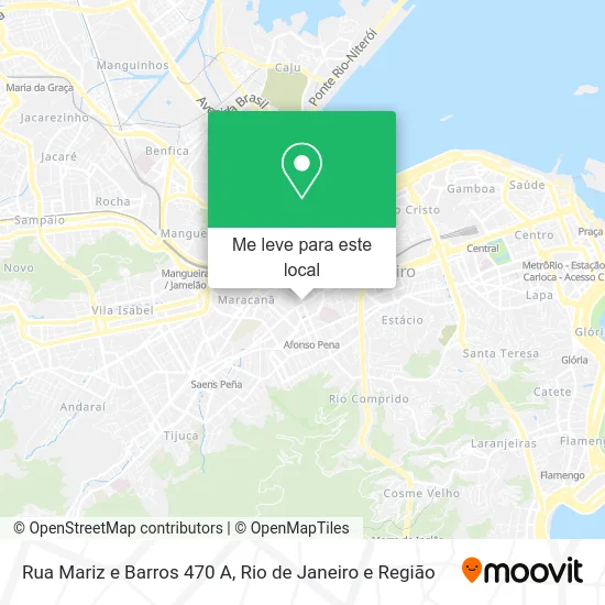 Rua Mariz e Barros 470 A mapa
