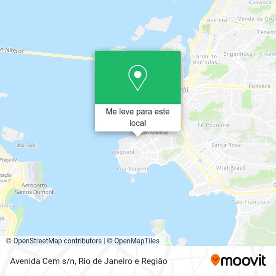 Avenida Cem s/n mapa