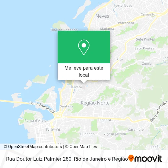 Rua Doutor Luiz Palmier 280 mapa