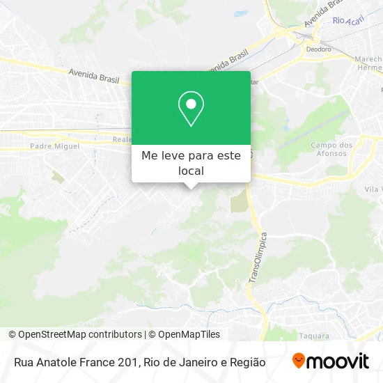 Rua Anatole France 201 mapa