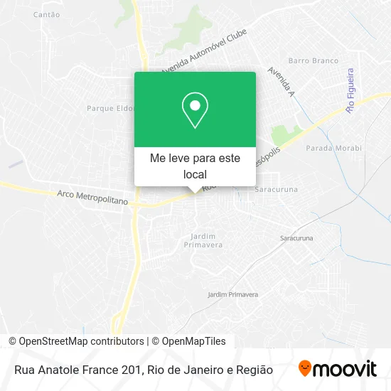 Rua Anatole France 201 mapa