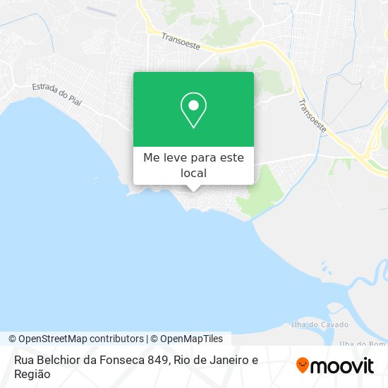 Rua Belchior da Fonseca 849 mapa