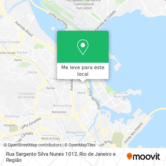 Rua Sargento Silva Nunes 1012 mapa