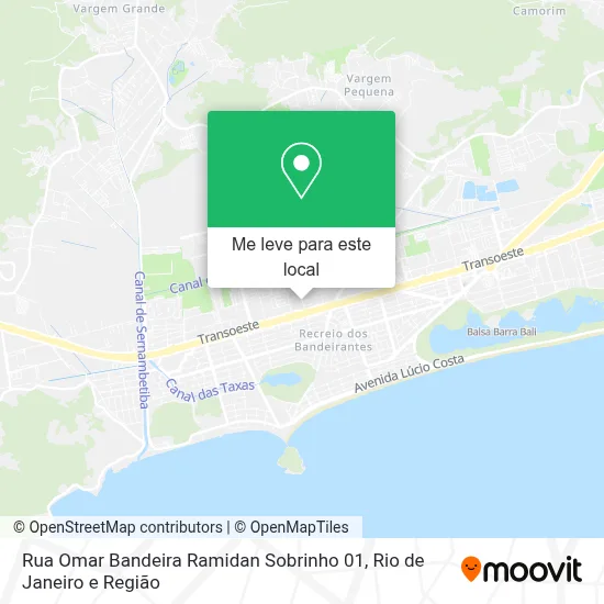Rua Omar Bandeira Ramidan Sobrinho 01 mapa