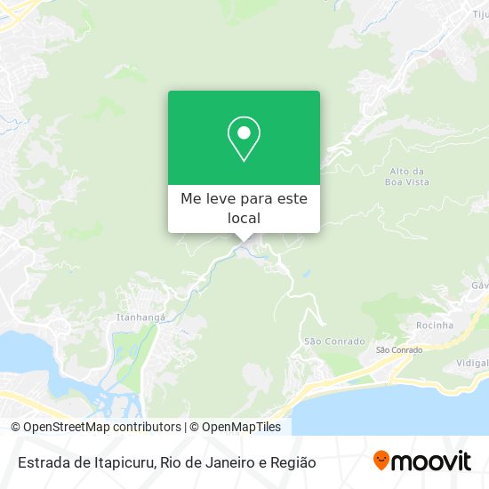 Estrada de Itapicuru mapa