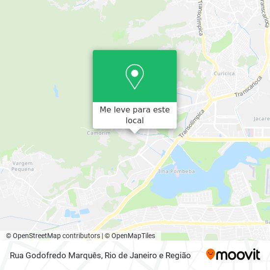 Rua Godofredo Marquês mapa