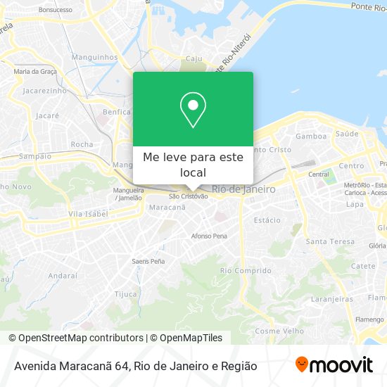 Avenida Maracanã 64 mapa