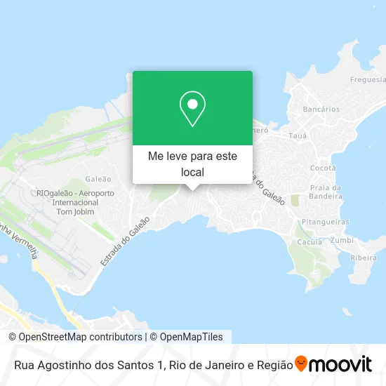 Rua Agostinho dos Santos 1 mapa