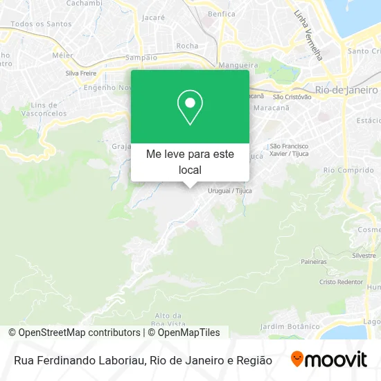 Rua Ferdinando Laboriau mapa