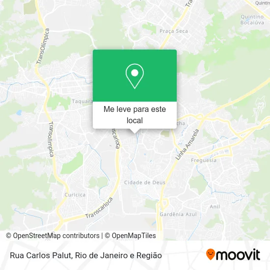 Rua Carlos Palut mapa