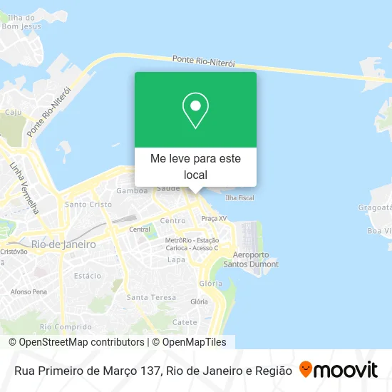 Rua Primeiro de Março 137 mapa