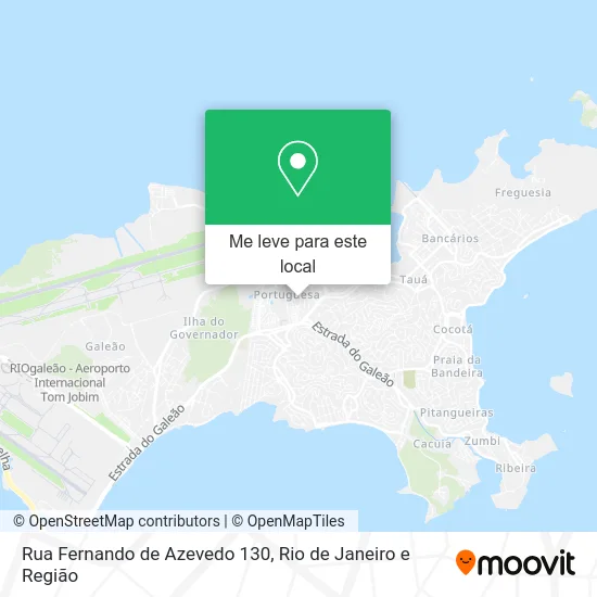 Rua Fernando de Azevedo 130 mapa