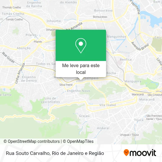 Rua Souto Carvalho mapa