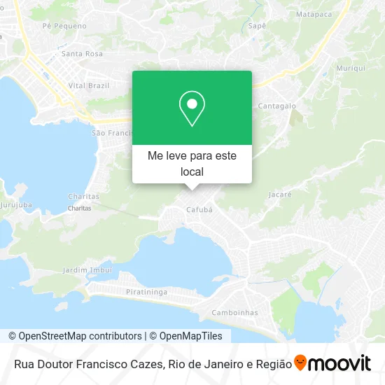 Rua Doutor Francisco Cazes mapa