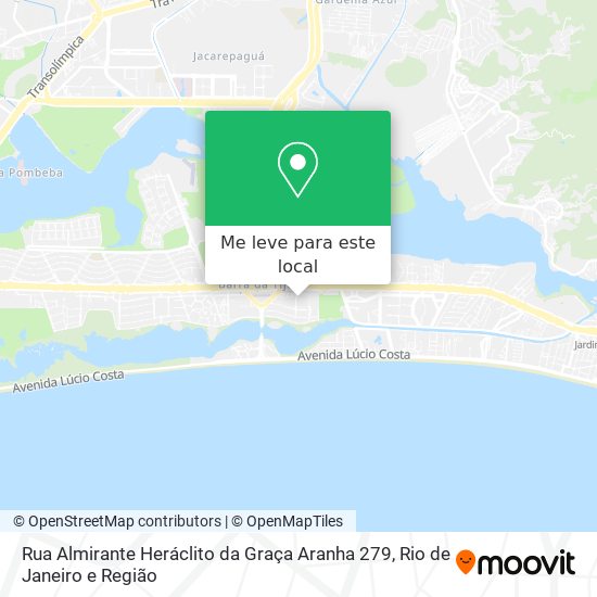 Rua Almirante Heráclito da Graça Aranha 279 mapa