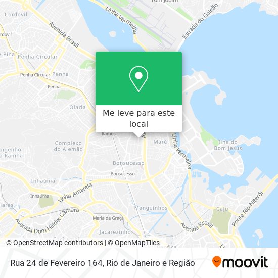 Rua 24 de Fevereiro 164 mapa