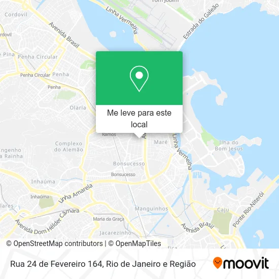 Rua 24 de Fevereiro 164 mapa