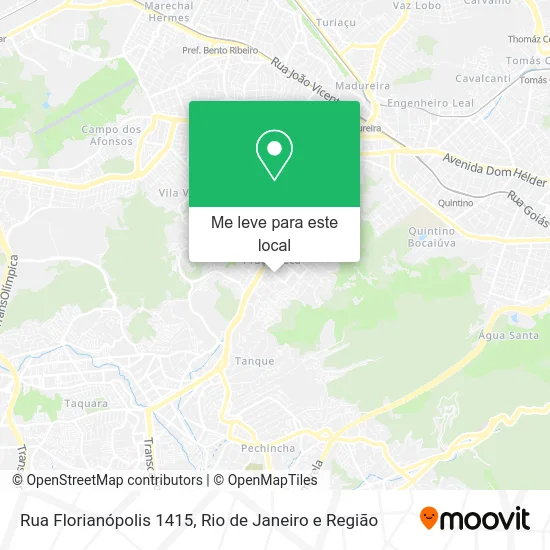 Rua Florianópolis 1415 mapa