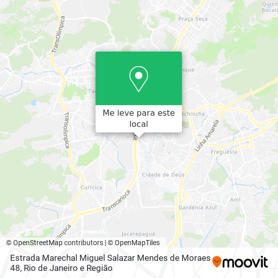 Estrada Marechal Miguel Salazar Mendes de Moraes 48 mapa