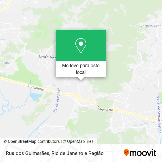Rua dos Guimarães mapa
