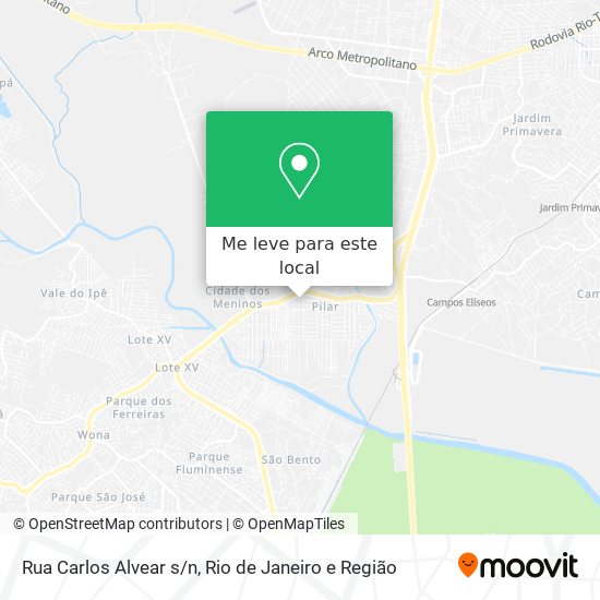 Rua Carlos Alvear s/n mapa