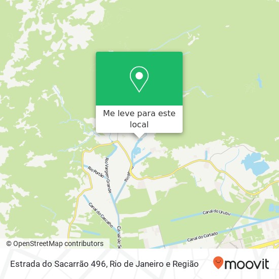 Estrada do Sacarrão 496 mapa