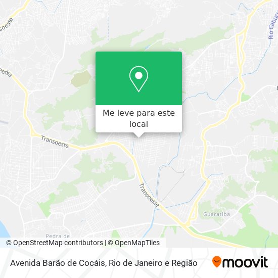 Avenida Barão de Cocáis mapa