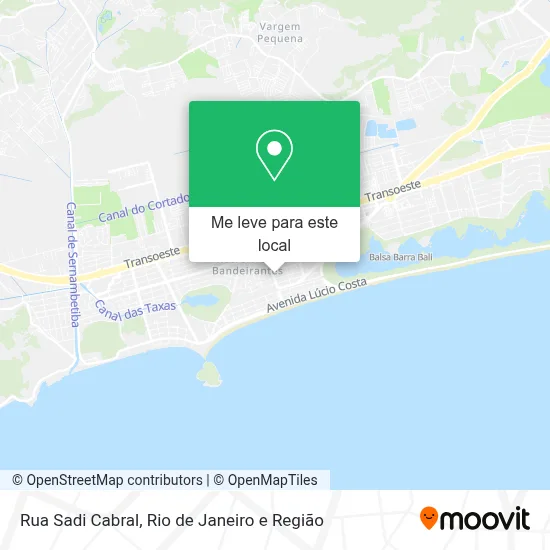 Rua Sadi Cabral mapa