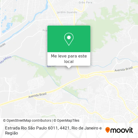 Estrada Rio São Paulo 6011, 4421 mapa