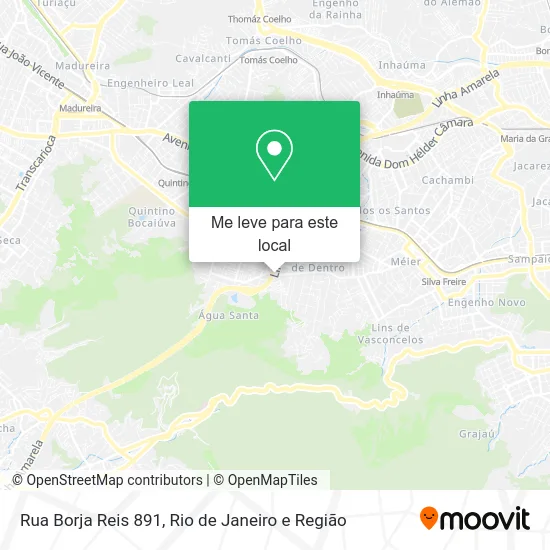 Rua Borja Reis 891 mapa