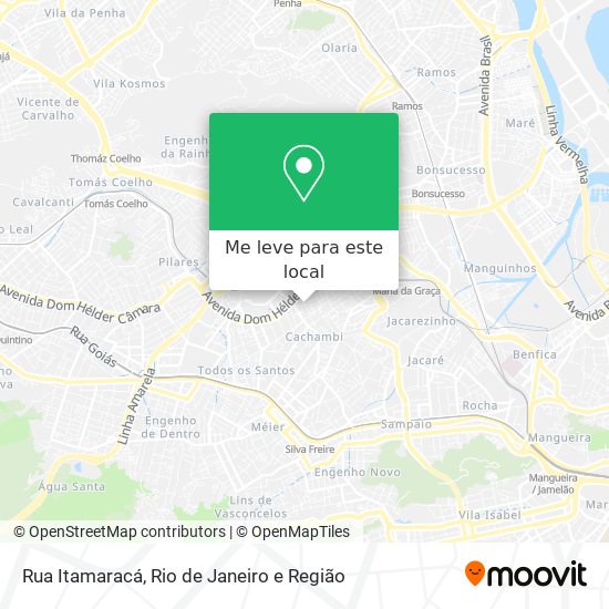 Rua Itamaracá mapa
