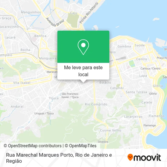 Rua Marechal Marques Porto mapa