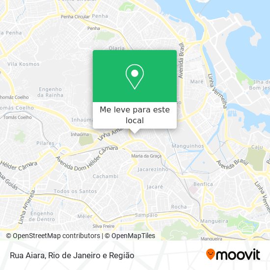 Rua Aiara mapa