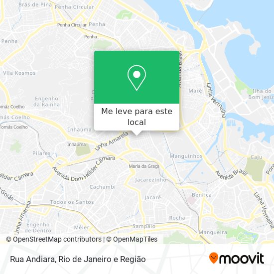 Rua Andiara mapa