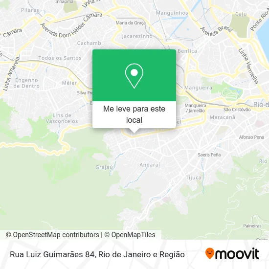 Rua Luiz Guimarães 84 mapa