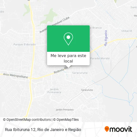 Rua Ibituruna 12 mapa
