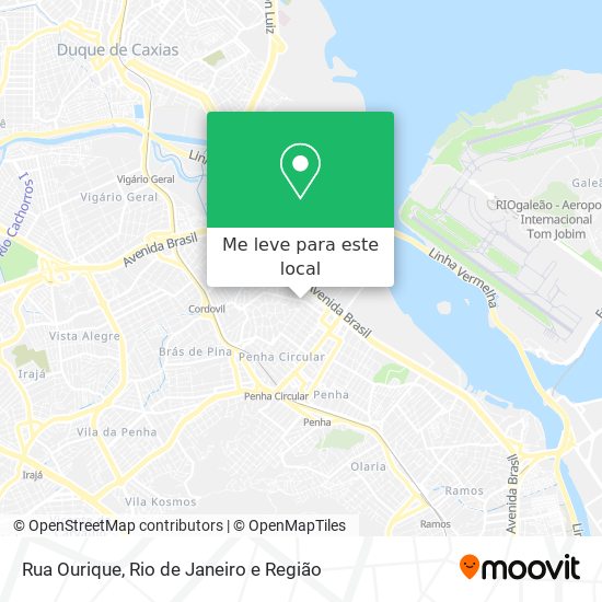 Rua Ourique mapa