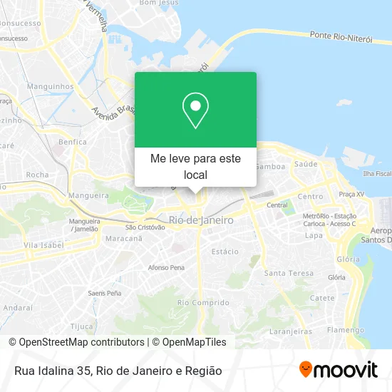 Rua Idalina 35 mapa