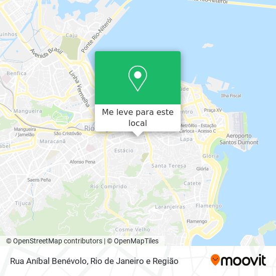 Rua Aníbal Benévolo mapa