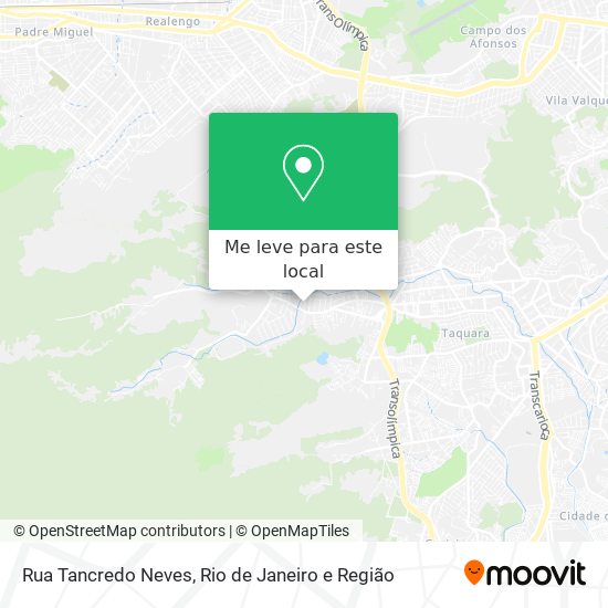 Rua Tancredo Neves mapa