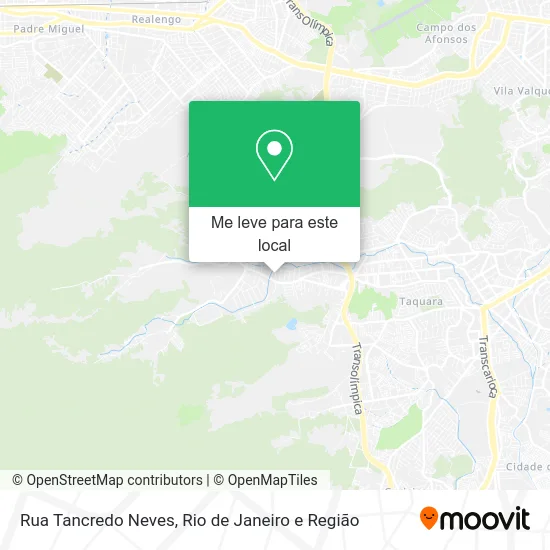 Rua Tancredo Neves mapa