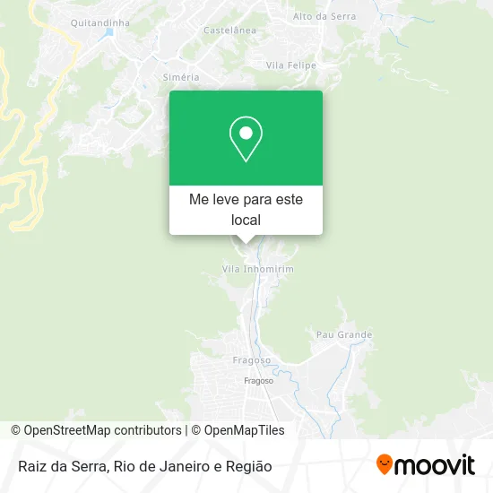 Raiz da Serra mapa