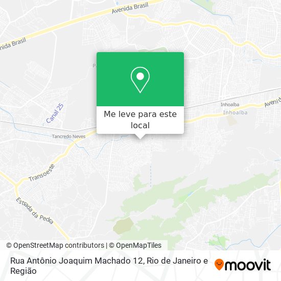 Rua Antônio Joaquim Machado 12 mapa
