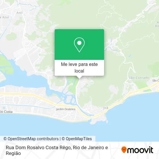 Rua Dom Rosalvo Costa Rêgo mapa