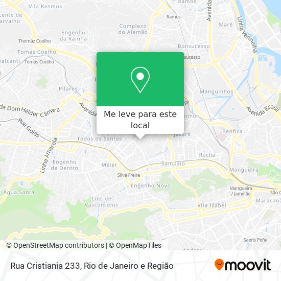 Rua Cristiania 233 mapa