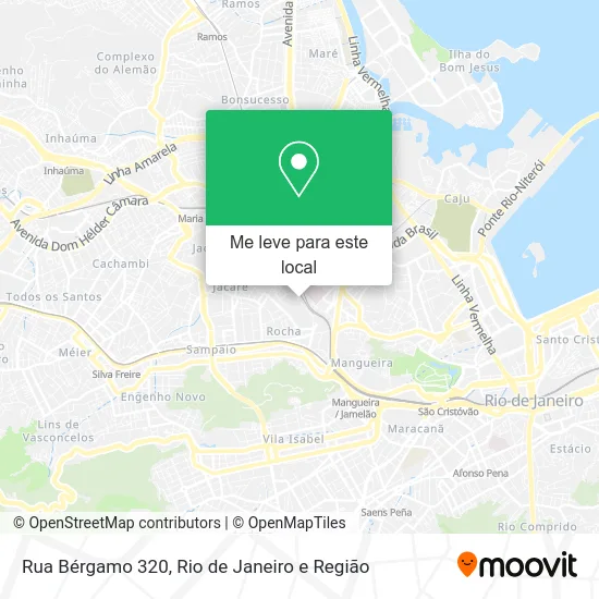 Rua Bérgamo 320 mapa