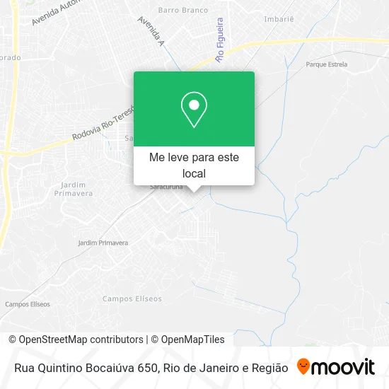 Rua Quintino Bocaiúva 650 mapa