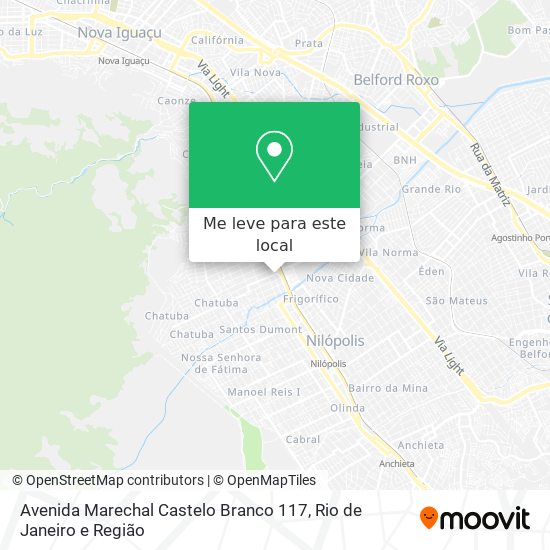 Avenida Marechal Castelo Branco 117 mapa